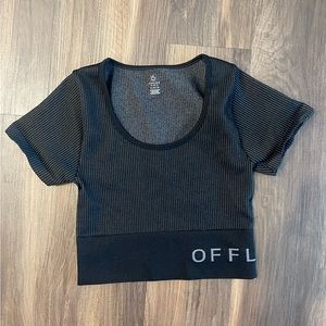 OFFLINE By Aerie Cropped Workout Top | Size M